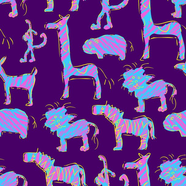 Animal Wallpaper - Вектор,изображение