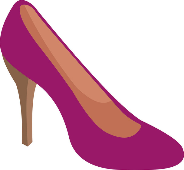 Illustrazione vettoriale della scarpa da donna con tacchi alti - Vettoriali, immagini