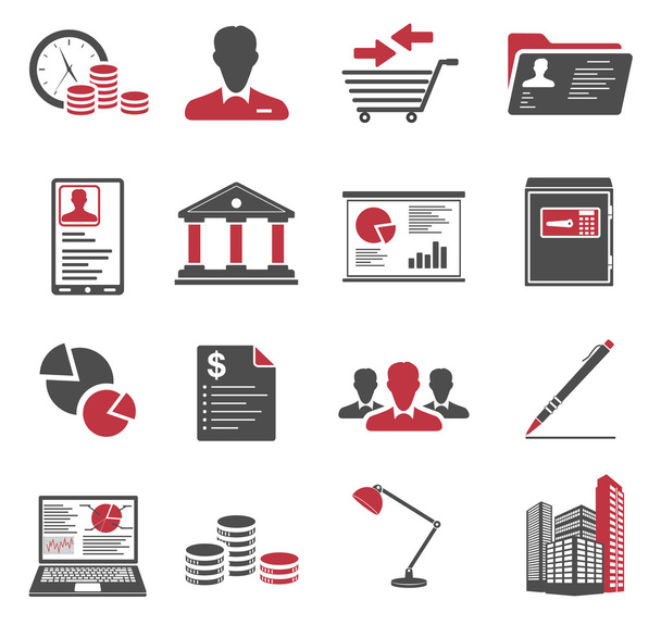Office and Business Icons - Vector, Image