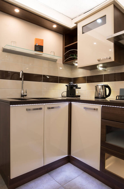 Modern kitchen corner interior - Foto, imagen