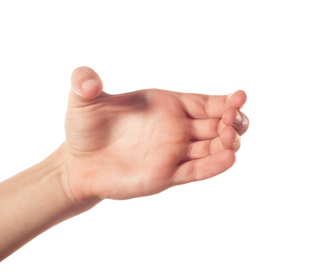 Tense human hand - Foto, afbeelding