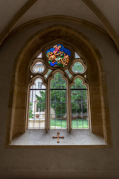 Interieur van de Pannonhalma Archabdij in Pannonhalma, Hongarije. - Foto, afbeelding