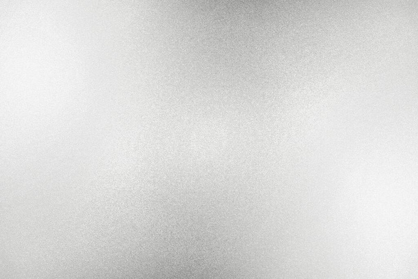 Ragyogó fehér ezüst csillogó papír fal másolási hely, absztrakt textúra háttér - Fotó, kép