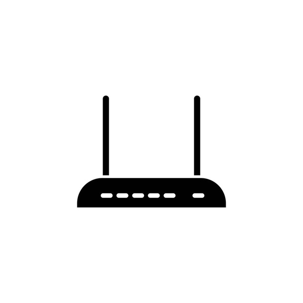 Illustration Graphique vectoriel de l'icône du routeur. Adapté pour sans fil, Internet, réseau, hub de commutation, etc.. - Vecteur, image