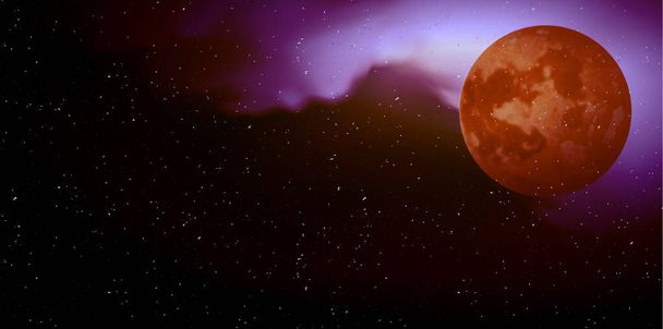 Halloween maan kijken vijftien nachten achtergrond - Vector, afbeelding