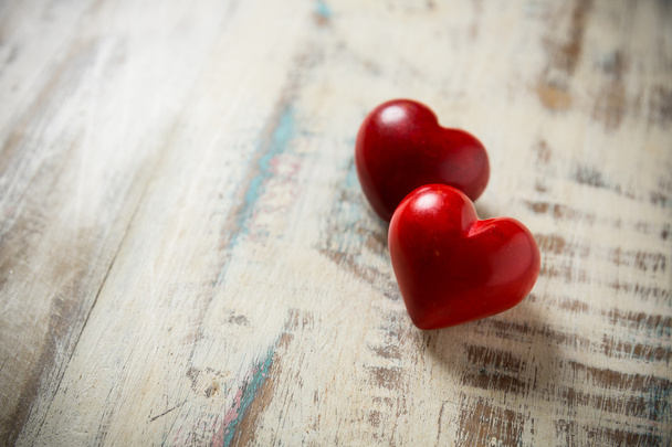 két piros köves szív - Fotó, kép