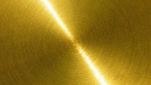 Βουρτσισμένο χρυσό μεταλλική υφή - Φωτογραφία, εικόνα