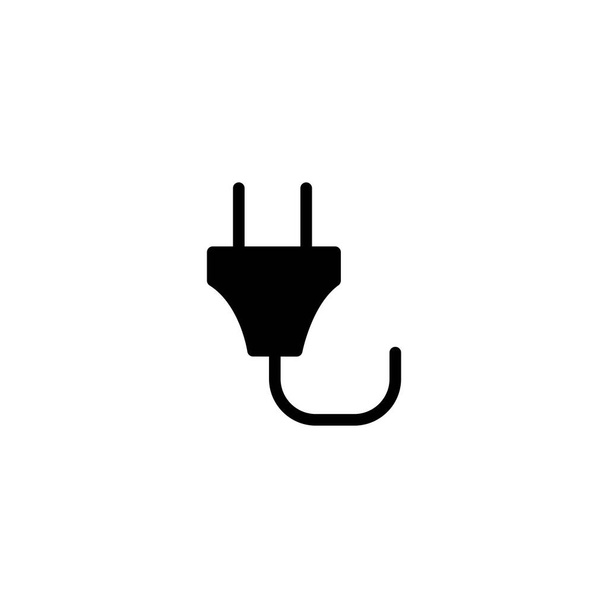 Illustration Graphique vectoriel de l'icône de prise d'alimentation. Convient pour électrique, prise, câble, etc.. - Vecteur, image