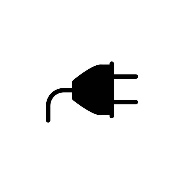 Illustratie vectorgrafiek van power plug icoon. Geschikt voor elektra, stopcontact, kabel etc.. - Vector, afbeelding