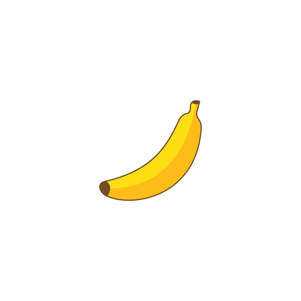 Banana logo vector icono plantilla ilustración - Vector, imagen