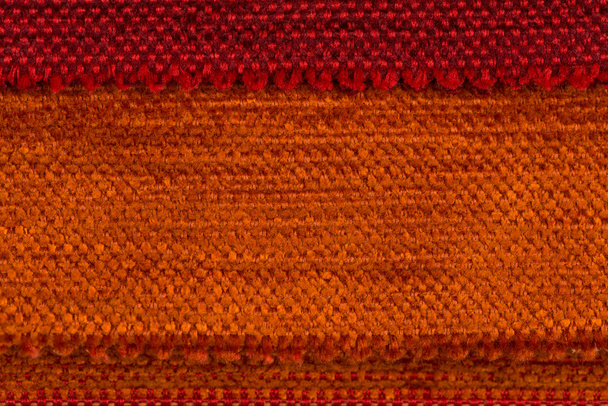 Orange fabric texture - Zdjęcie, obraz