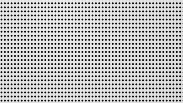 Punto blanco negro led patrón textura fondo. Concepto digital de big data de tecnología abstracta. renderizado 3d. - Foto, Imagen
