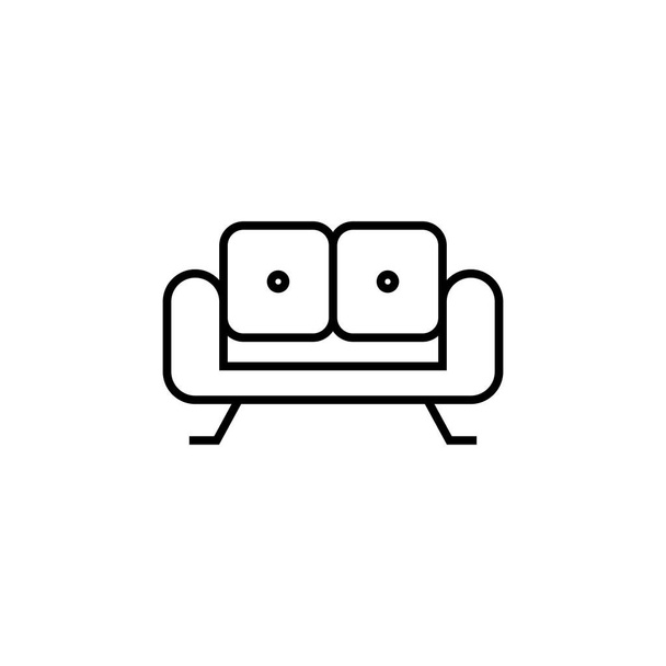 meuble icône vectorielle logo design - Vecteur, image