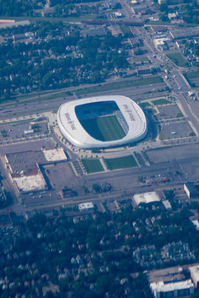 vista aerea della grande città americana minneapolis minnesota - Foto, immagini