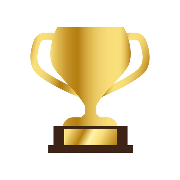 розкішний золотий трофей символ логотип ілюстрація Векторний шаблон
 - Вектор, зображення