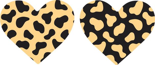 Imprimir patrón de leopardo. Ilustración vectorial. - Vector, Imagen