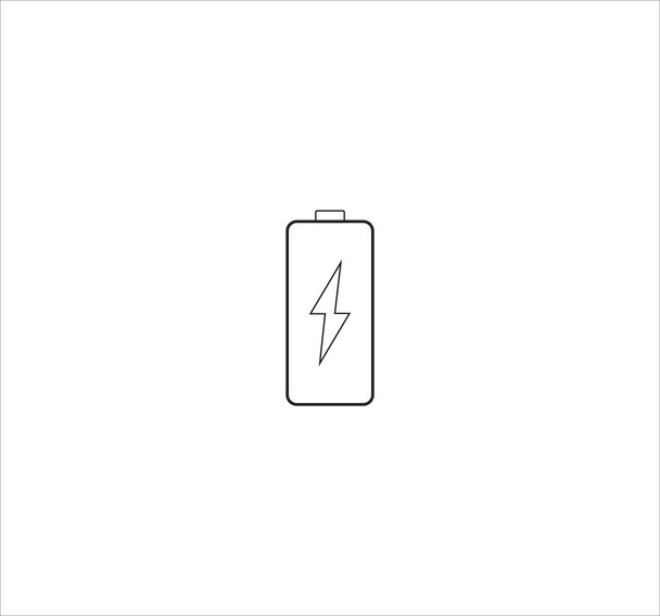 An illustration of mobile phone battery icons isolated on a white background - Fotó, kép