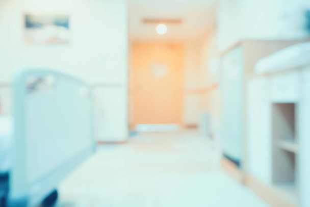 Αφηρημένη θολούρα εσωτερικό δωμάτιο νοσοκομείου για φόντο - Φωτογραφία, εικόνα