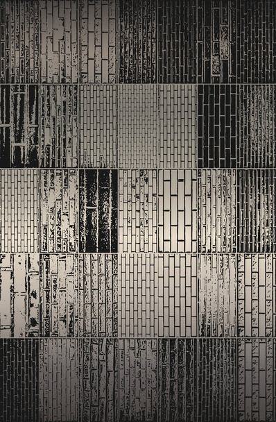 Set di texture murarie in mattoni di sfondo. Gradiente Illustrazione vettoriale. - Vettoriali, immagini