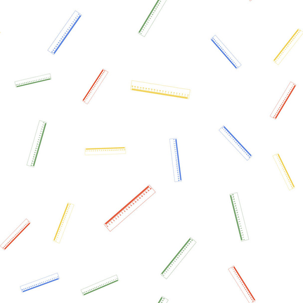 Піктограма лінійки кольорів ізольовано безшовний візерунок на білому тлі. Символ прямокутника. Векторні
. - Вектор, зображення