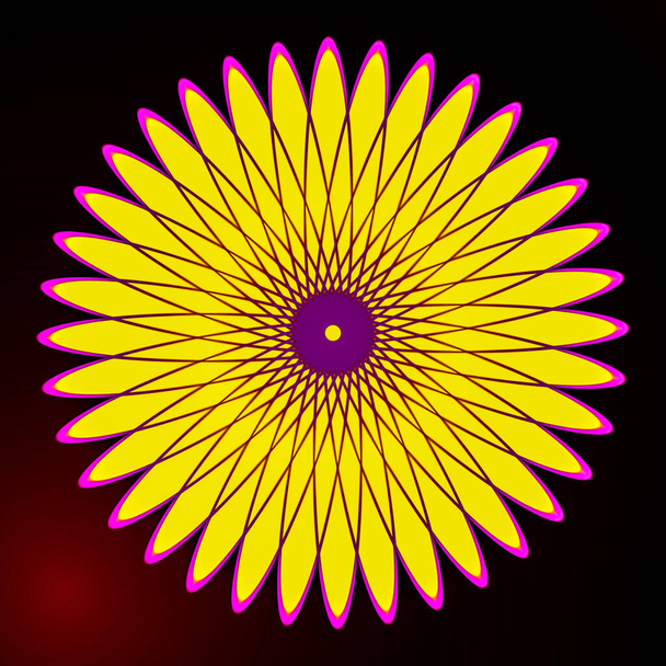 Kolorowe kwiatowe wzory abstrakcyjne obrazy do wielofunkcyjnego użytku - Zdjęcie, obraz