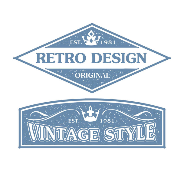 badge vintage et rétro Vecteur de collection Label design Set 69.eps - Vecteur, image