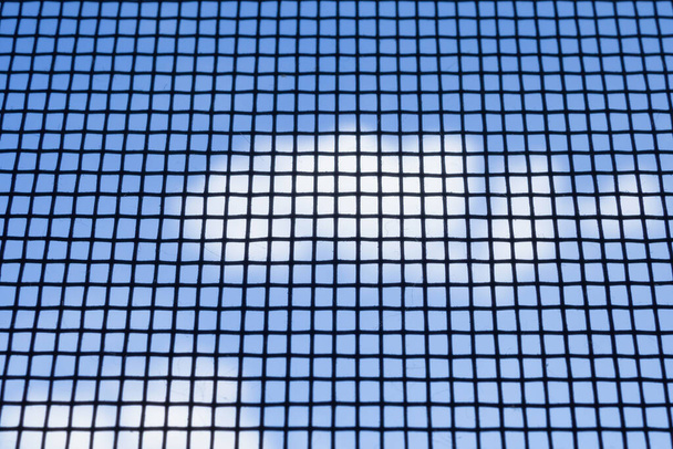 κουνουπιέρα παράθυρο σύρμα οθόνη closeup - Φωτογραφία, εικόνα