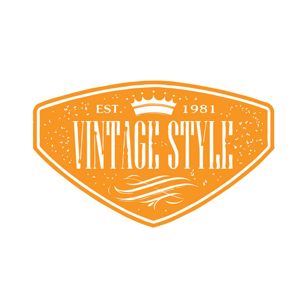vintage y retro insignia etiqueta diseño colección vector conjunto - Vector, imagen