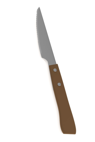 Realistic 3d render of knife - Photo, Image