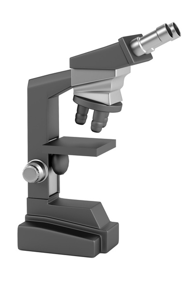 Realista 3d renderizado de microscopio
 - Foto, Imagen