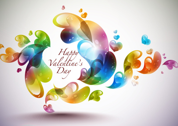 Valentine's Day Card Element - Vector, afbeelding