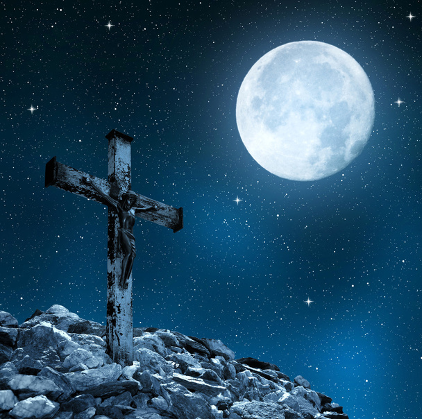 Jesus Cristo na cruz - Foto, Imagem