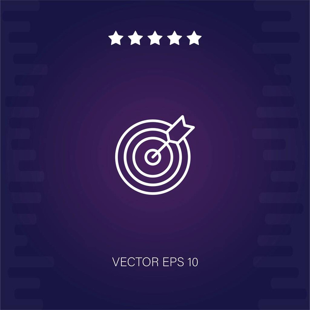 vector de destino icono ilustración moderna - Vector, imagen
