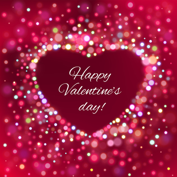Happy valentines day card. - Vecteur, image