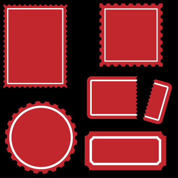 Stamp Set - Vetor, Imagem