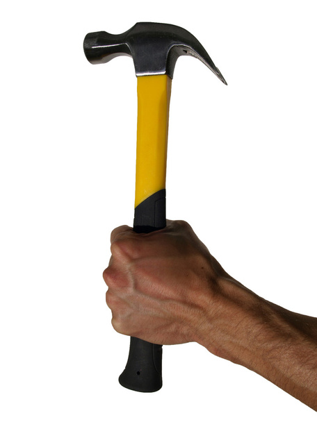 Hand and hammer - Photo, Image