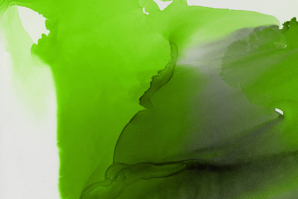 encre verte vive, papier peint numérique - Photo, image