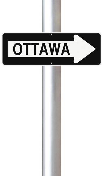 Este caminho para Ottawa
 - Foto, Imagem