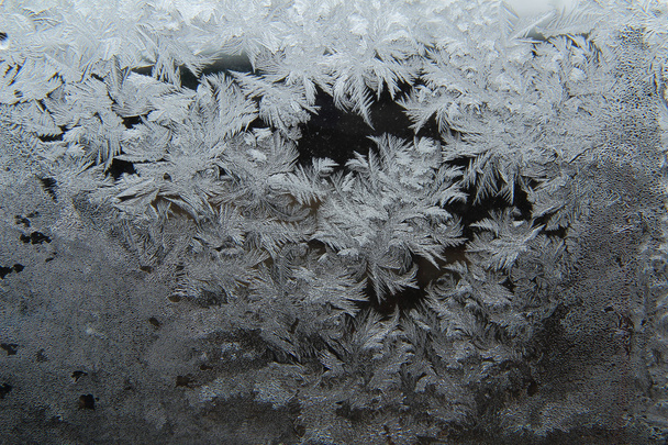 wzory lodu w oknie - Zdjęcie, obraz