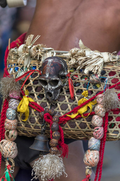 Naga törzsi kiegészítők, Hornbill fesztivál, Nagaland, India - Fotó, kép