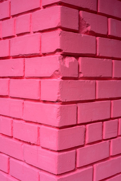 текстура візерунок і фон яскраво-рожевих кольорів цегляна кладка
 - Фото, зображення