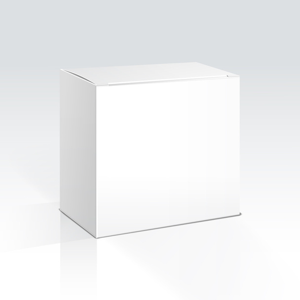 Vector caja en blanco
 - Vector, imagen