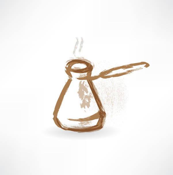 Turk coffee icon - Vector, afbeelding