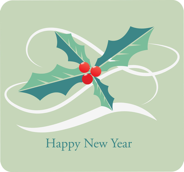 Happy New Year and Merry Christmas icon - Vector, Image