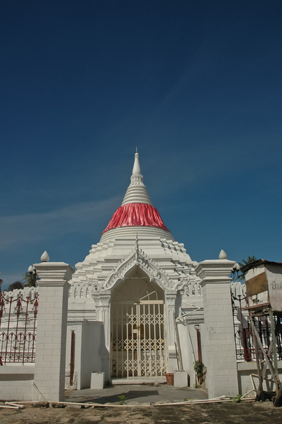 Najświętszego świątyni biały kred Island w pobliżu bangkok Tajlandia - Zdjęcie, obraz