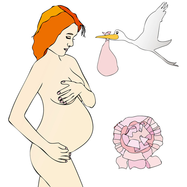 Материнство (дівчинку
) - Фото, зображення