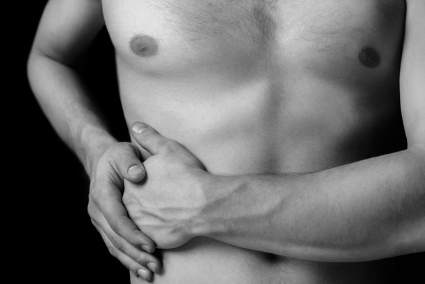 Pain in side of abdomen - Φωτογραφία, εικόνα