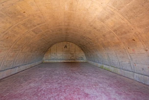 Inside a Former Explosives Storage Bunker in Midewin National Tallgrass Prairie in Wilmington, Illinos - Photo, Image
