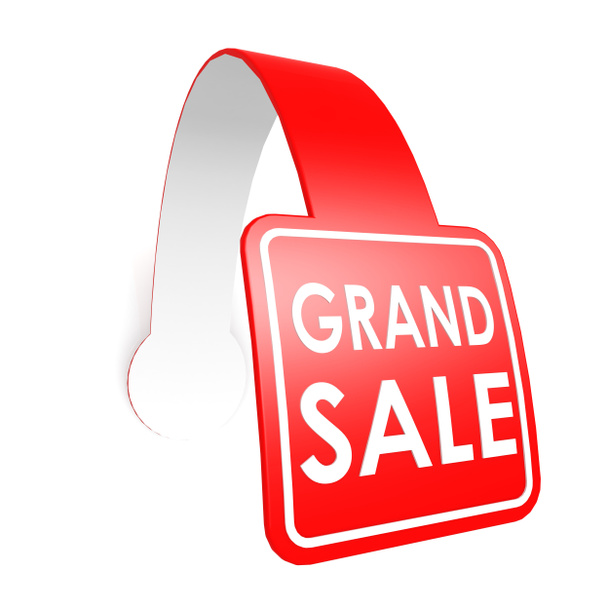 Grand sale hang label - Photo, Image