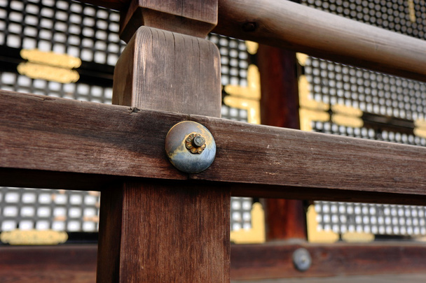dřevěný plot na chrám - Fotografie, Obrázek